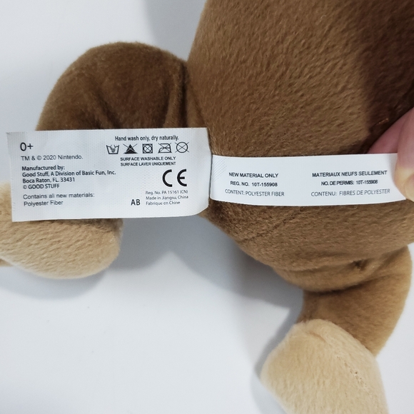 Donkey Kong DK 10 Inch Officially Licensed Plush Super Mario 2020 - Picture 6 of 11